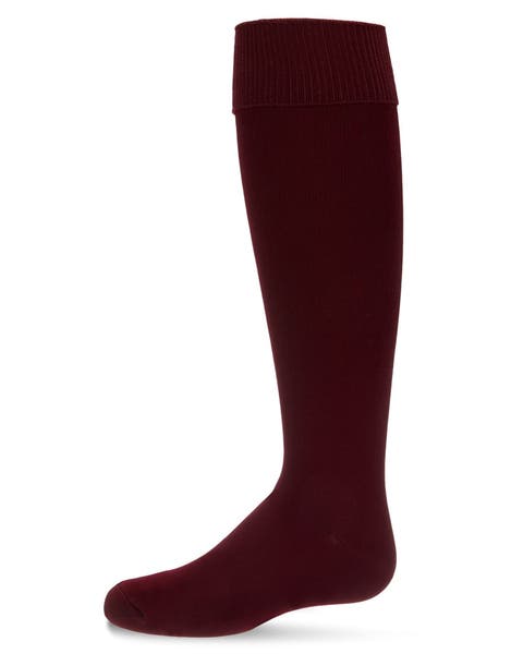 Cuffed Opaque Knee High Socks (Little Kid & Big Kid)