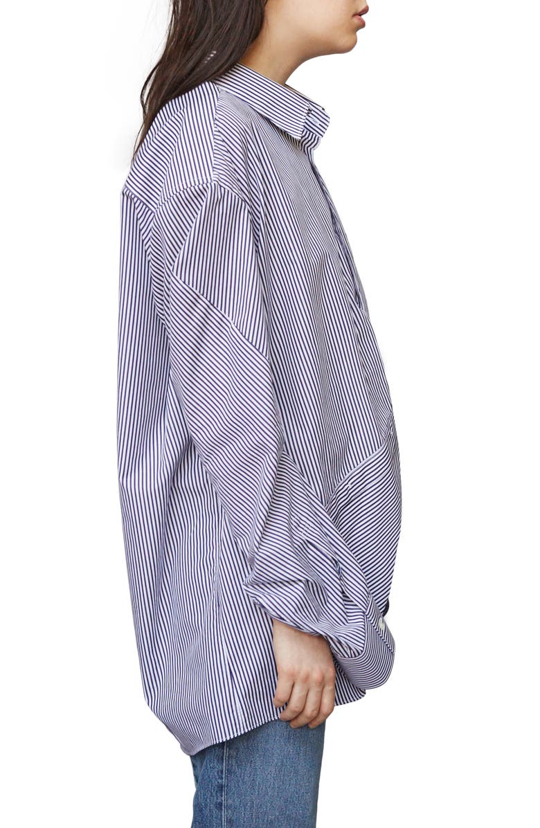 VETEMENTS Stripe Cotton Shirt, Alternate, color,