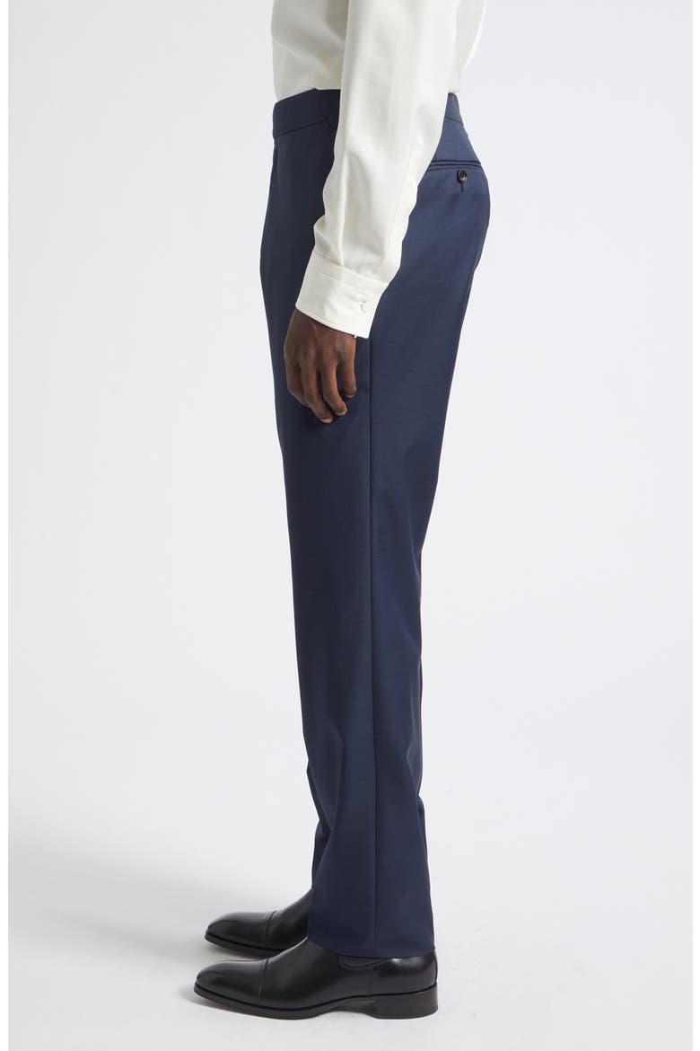 Shelton Wool Sharkskin Tapered Pants, Alternate, color, UCC NAVY
