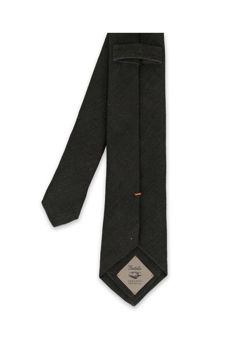 Fortela Hemp Imperial Tie, Alternate, color, Dove Grey