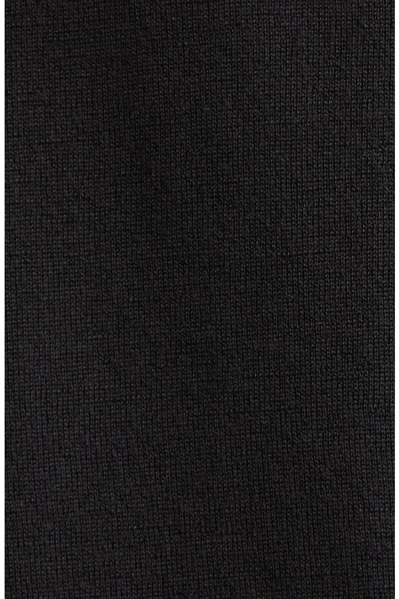 Biker Level Virgin Wool Sweater, Alternate, color, BLACK