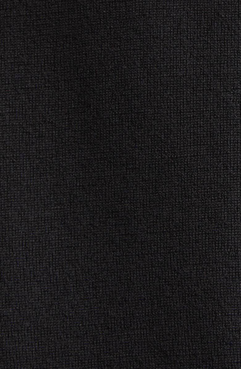 Rick Owens Biker Level Virgin Wool Sweater, Alternate, color, Black