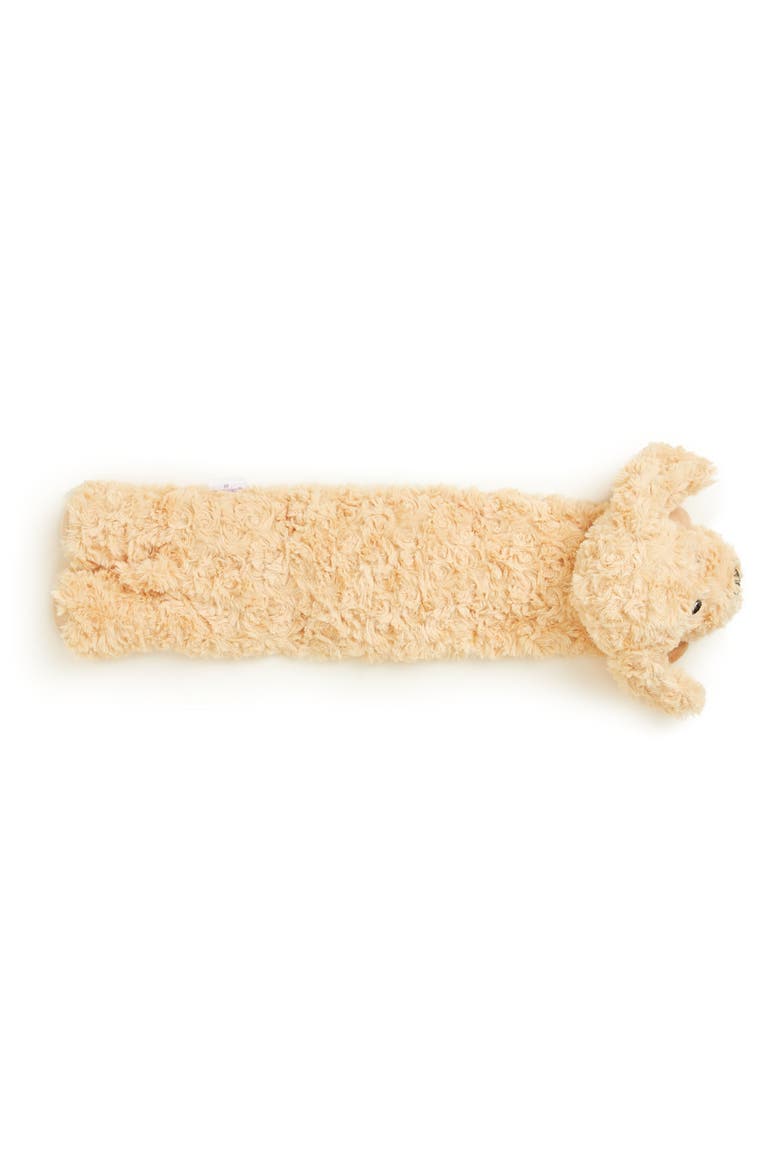 Golden Dog Plush Neck Wrap, Alternate, color, Gold