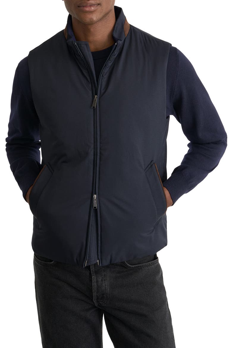 Tech Padded Vest, Main, color, NAVY