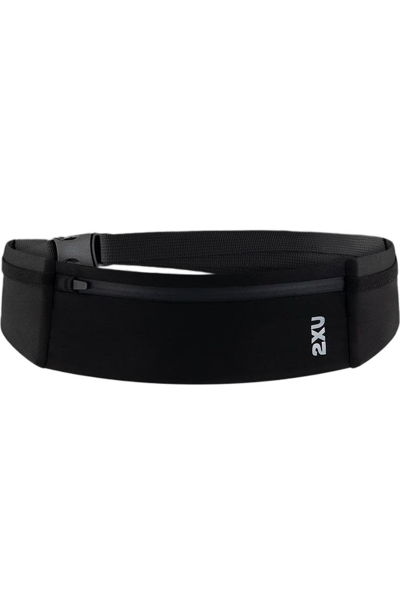 2XU Run Belt, Alternate, color, Black/Black