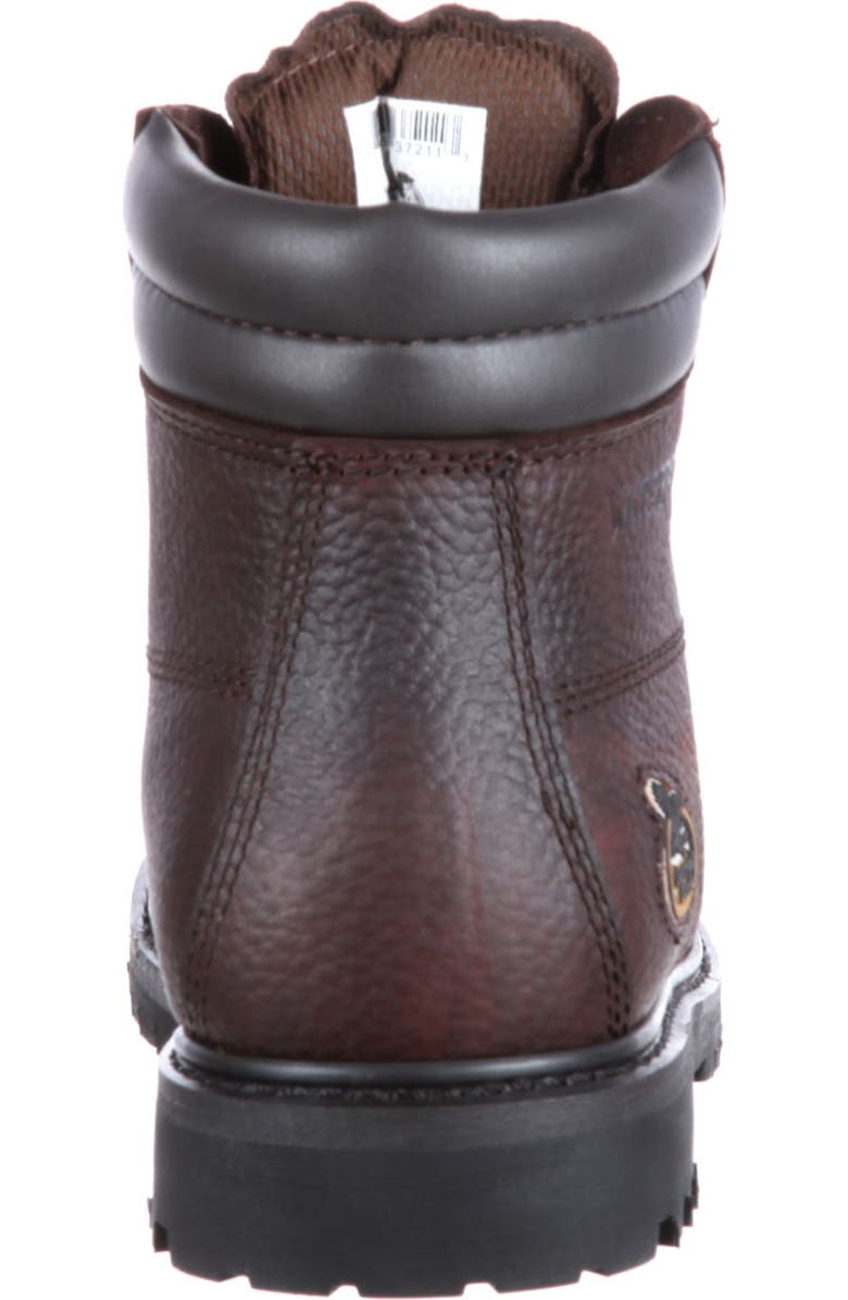 Georgia Boot Oiler Steel Toe Waterproof Work Boot, Alternate, color, Brown
