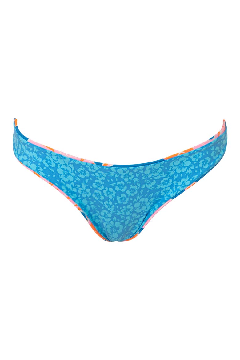 Magnolia Mirage Flirt Reversible Bikini Bottoms, Alternate, color, BRIGHT BLUE