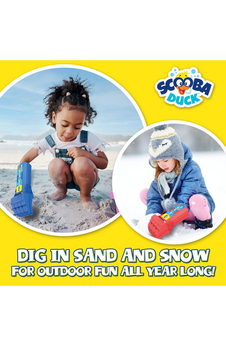 Scooba Duck Sand and Snow Digger, Red or Blue Hand Shovel, Alternate, color, Multicolored