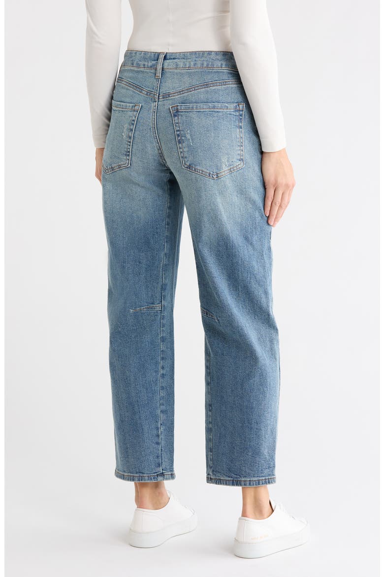 Harley Ultra High Rise Barrel Leg Jeans, Alternate, color, LINDEN