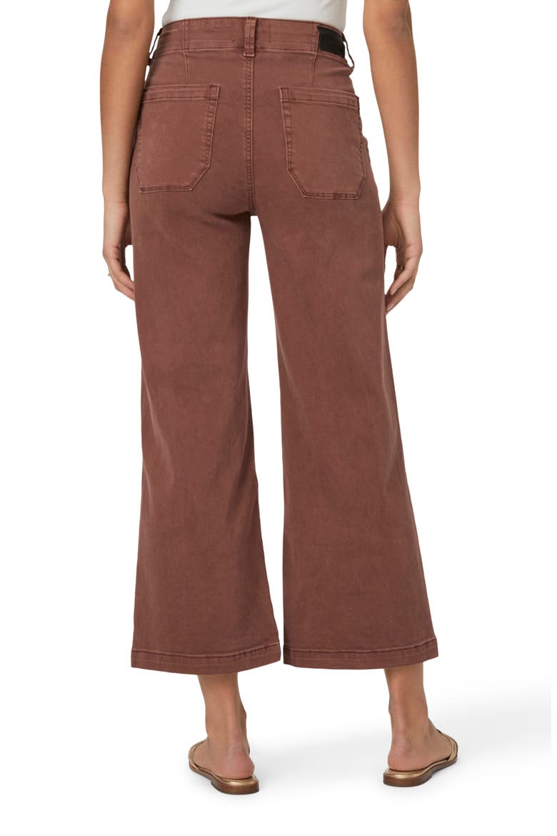 Brooklyn High Waist Crop Wide Leg Jeans, Alternate, color, VTG BRUNET