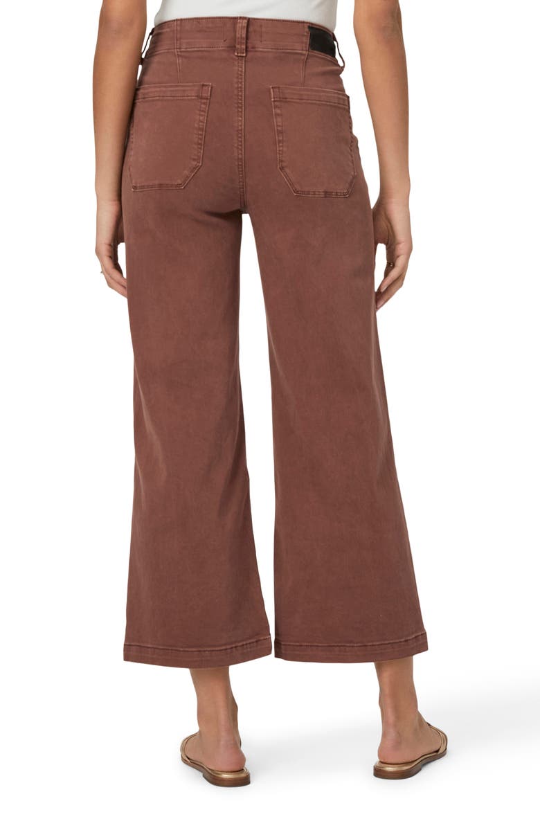 PAIGE Brooklyn High Waist Crop Wide Leg Jeans, Alternate, color, 