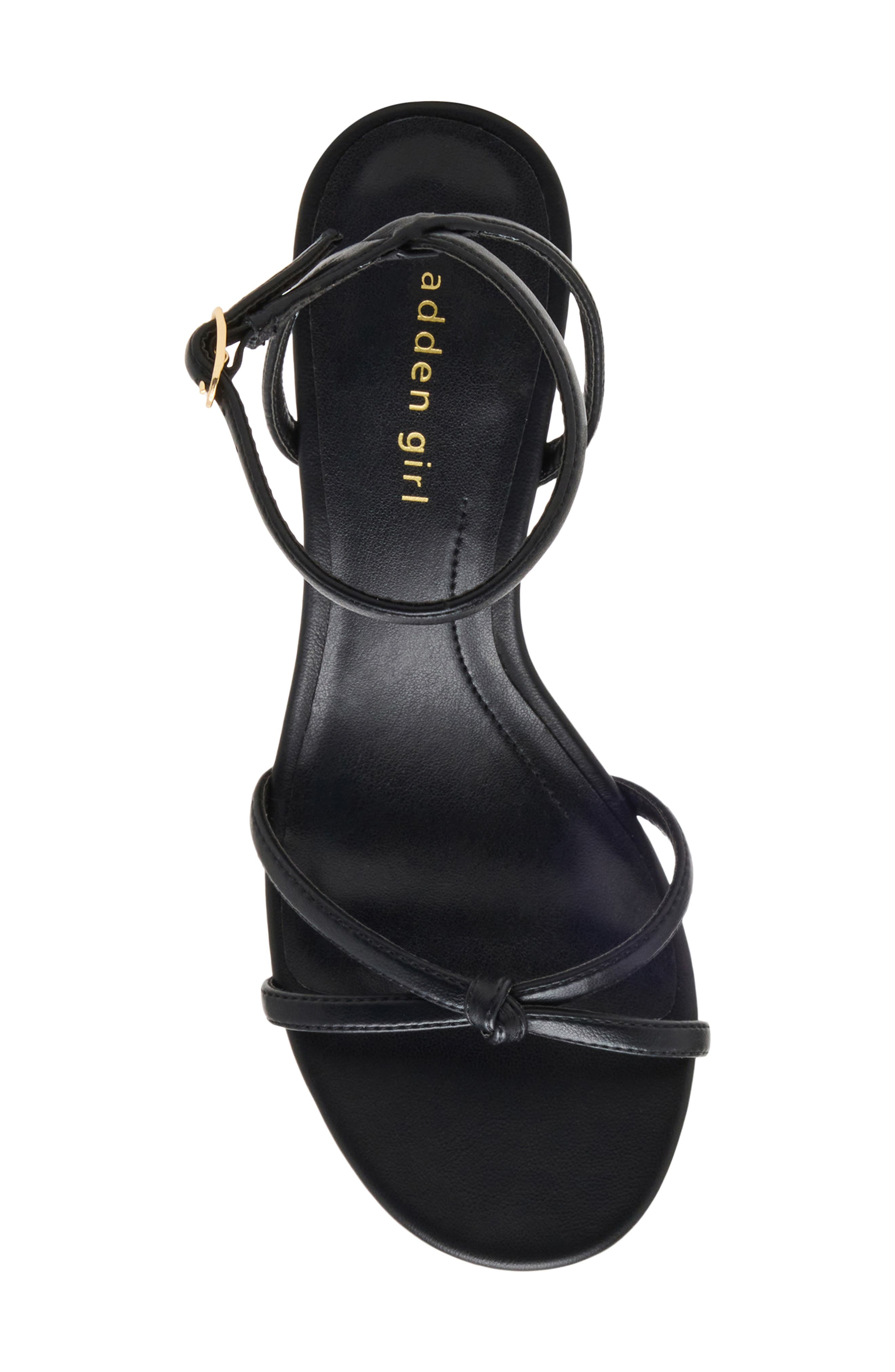 Red Ankle Strap Sandal, Alternate, color, BLACK PARIS