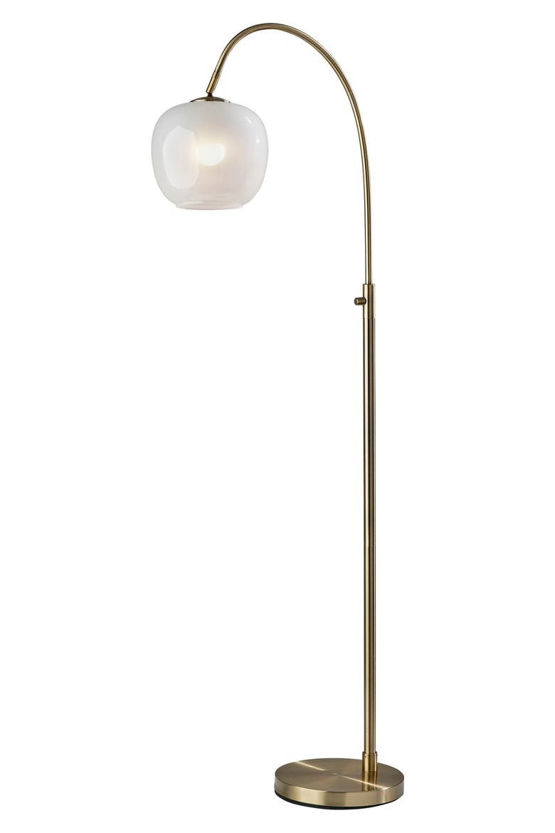 Magnolia Floor Lamp, Main, color, ANTIQUE BRASS