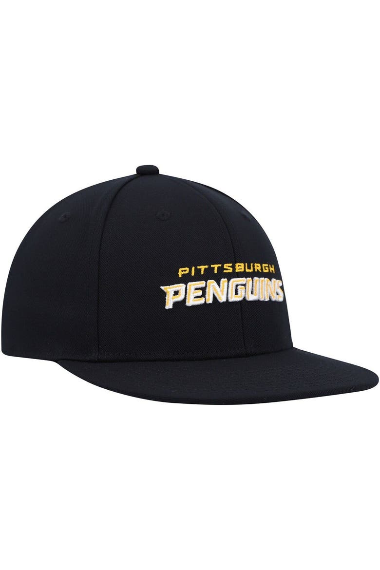 Men's adidas Black Pittsburgh Penguins Snapback Hat, Alternate, color, Black