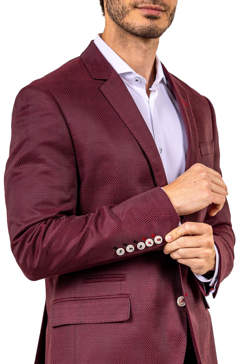 Socrate Ascension Sport Coat, Alternate, color, RED