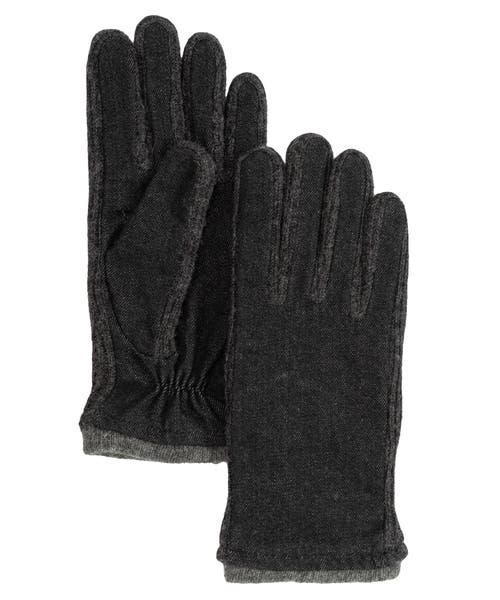 Echo Denim Combo Glove In Black