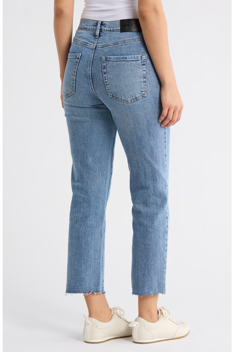 High Waist Straight Leg Jeans, Alternate, color, WESTSIDE