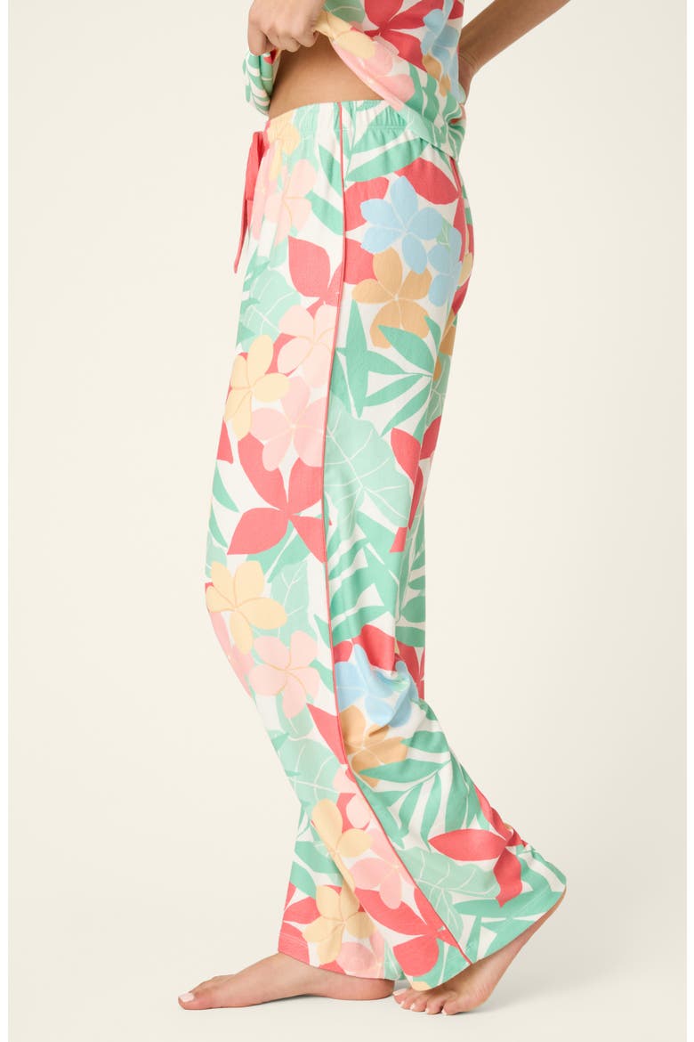 The Coastal Club Jersey Pajama Pants, Alternate, color, GREEN MULTI