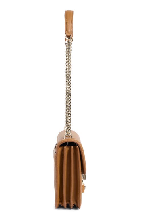 Kate Spade New York Locket Small Grain Leather Shoulder Bag In Brown