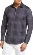 Bugatchi OoohCotton® Plaid Button-Up Shirt