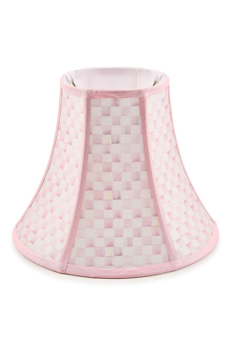 Rosy Check Small Lampshade, Main, color, ROSY