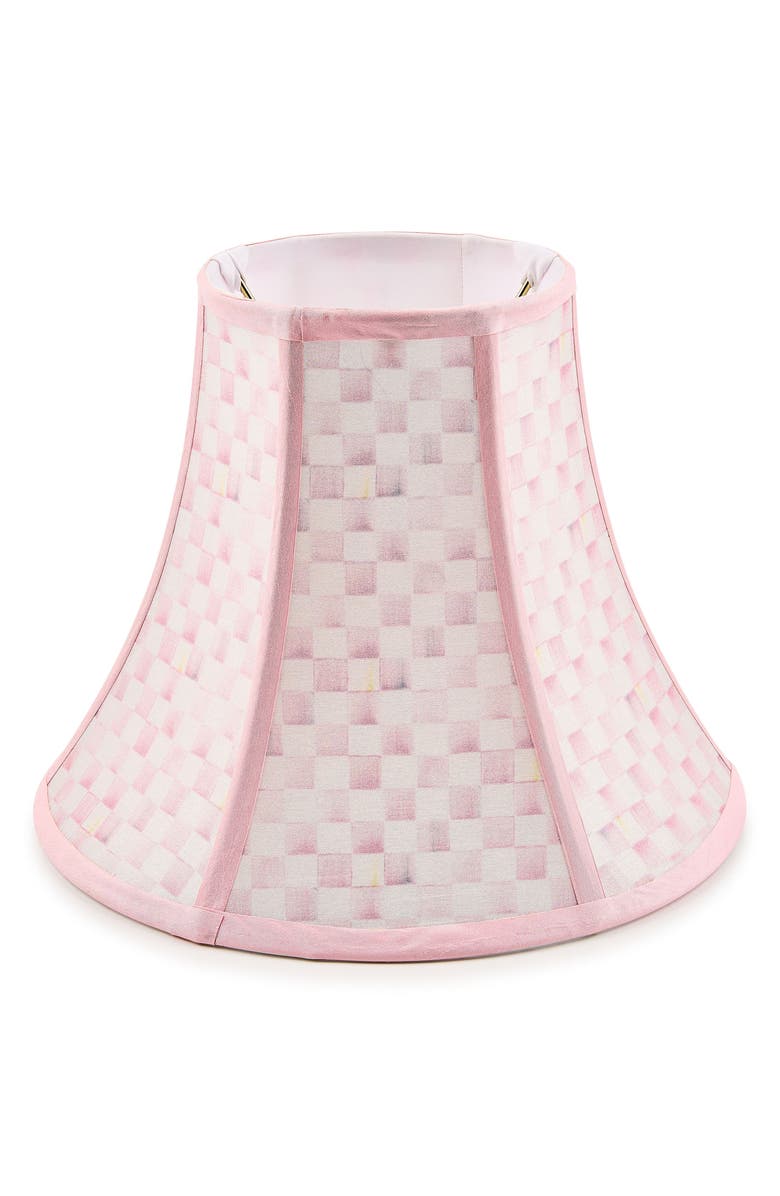 MACKENZIE CHILDS Rosy Check Small Lampshade, Main, color, Rosy