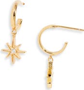 Estella Bartlett North Star Huggie Hoop Earrings