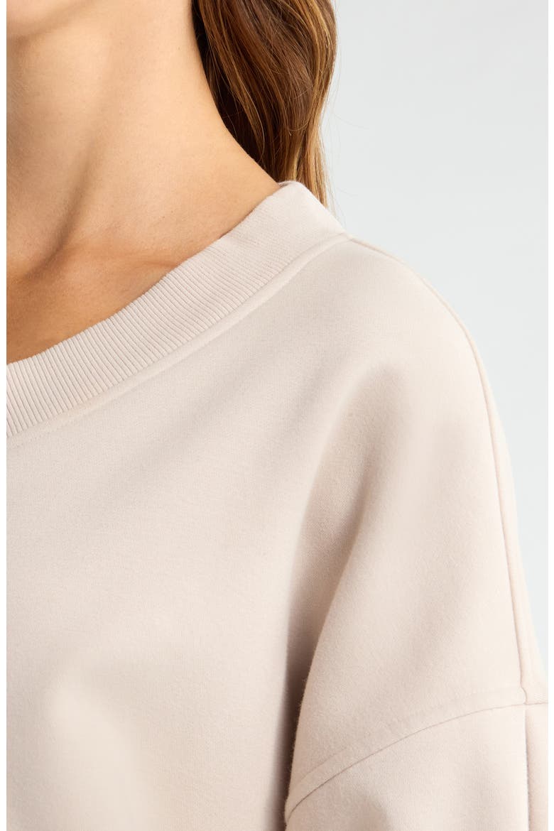 Cloud Fleece Sweatshirt, Alternate, color, GREY PEBBLE