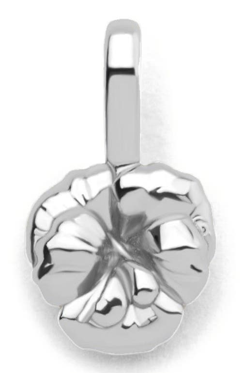 Made By Mary February Birth Flower Charm In Metallic