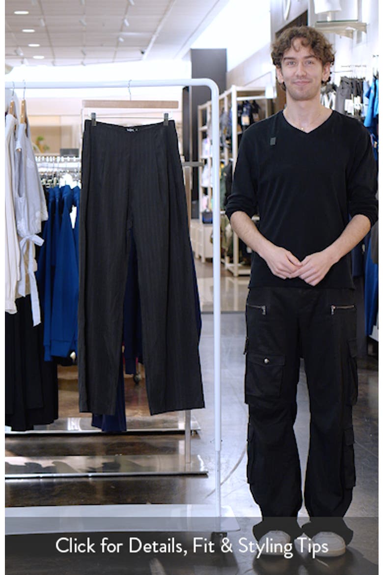 Pleat Front Wide Leg Pants video