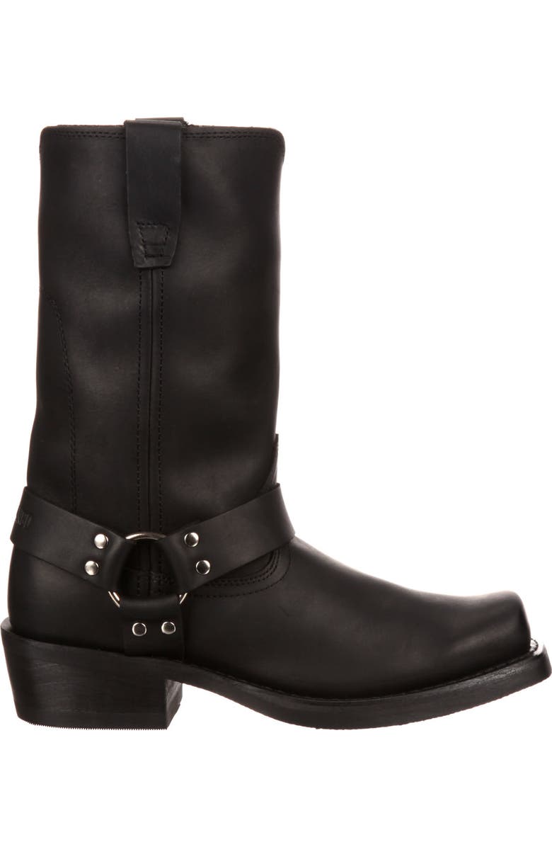 DURANGO Black Harness Boot, Main, color, Oiled Black