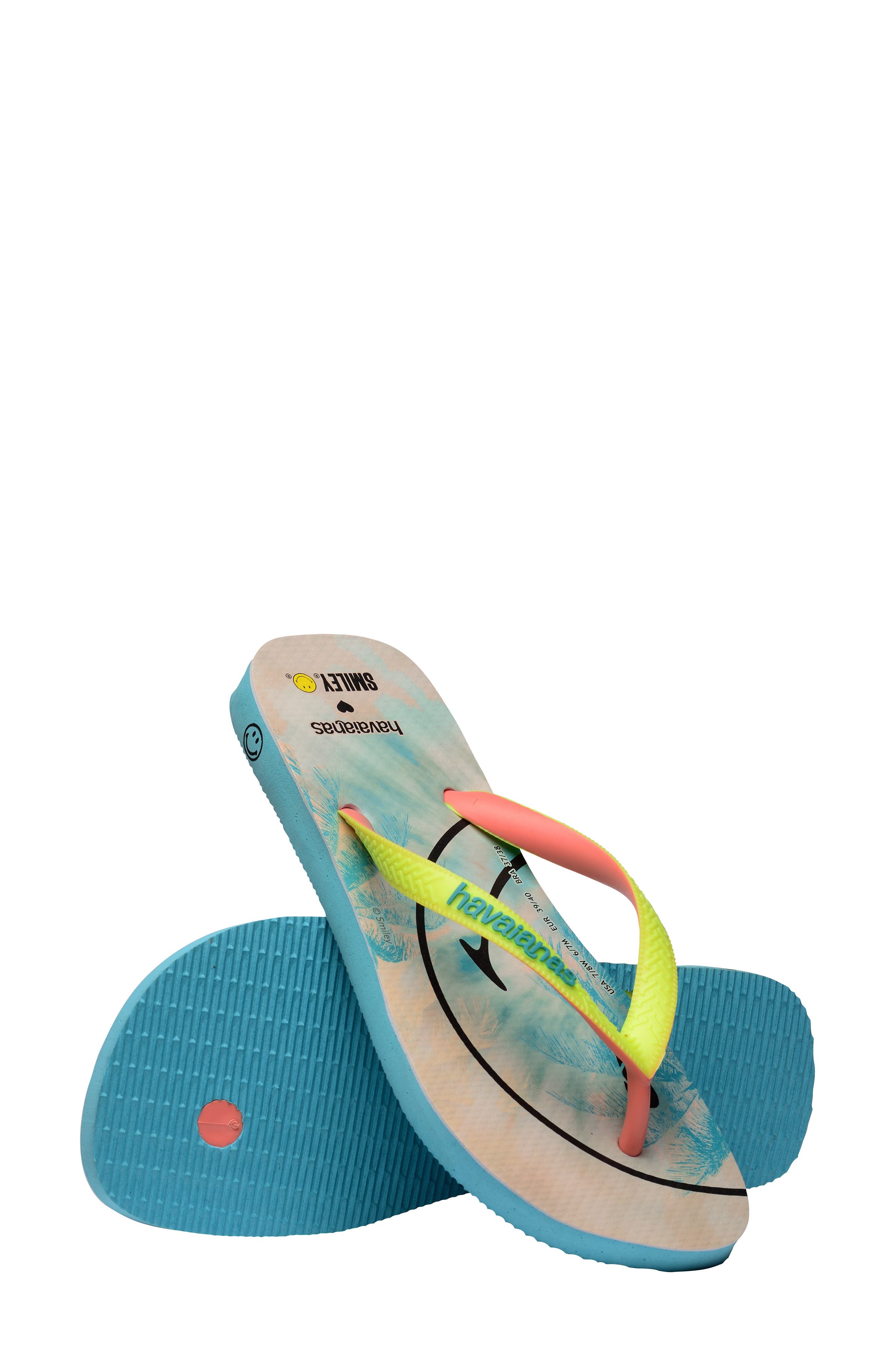 Havaianas Smiley Flip Flop, Alternate, color, 