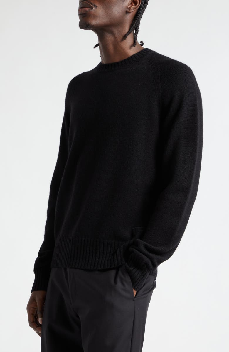 TOM FORD Cashmere Crewneck Sweater, Alternate, color, Black