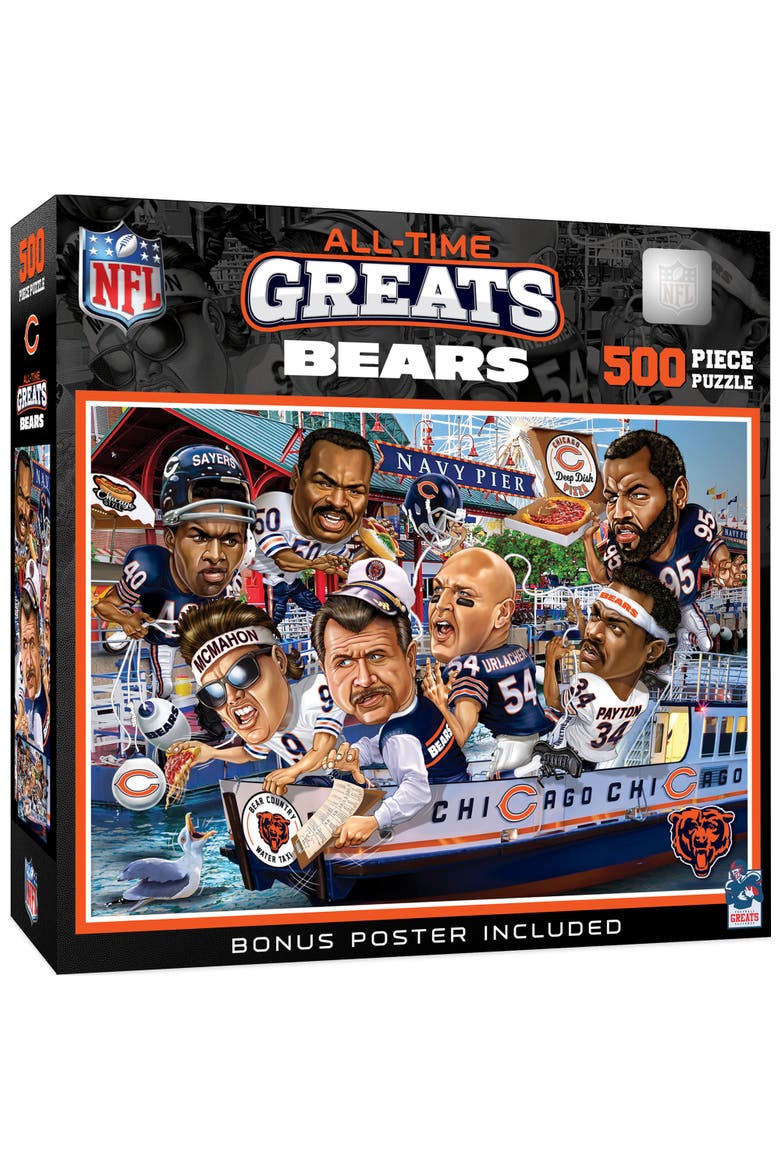 Chicago Bears 500 Piece Puzzle, Main, color, Multicolor