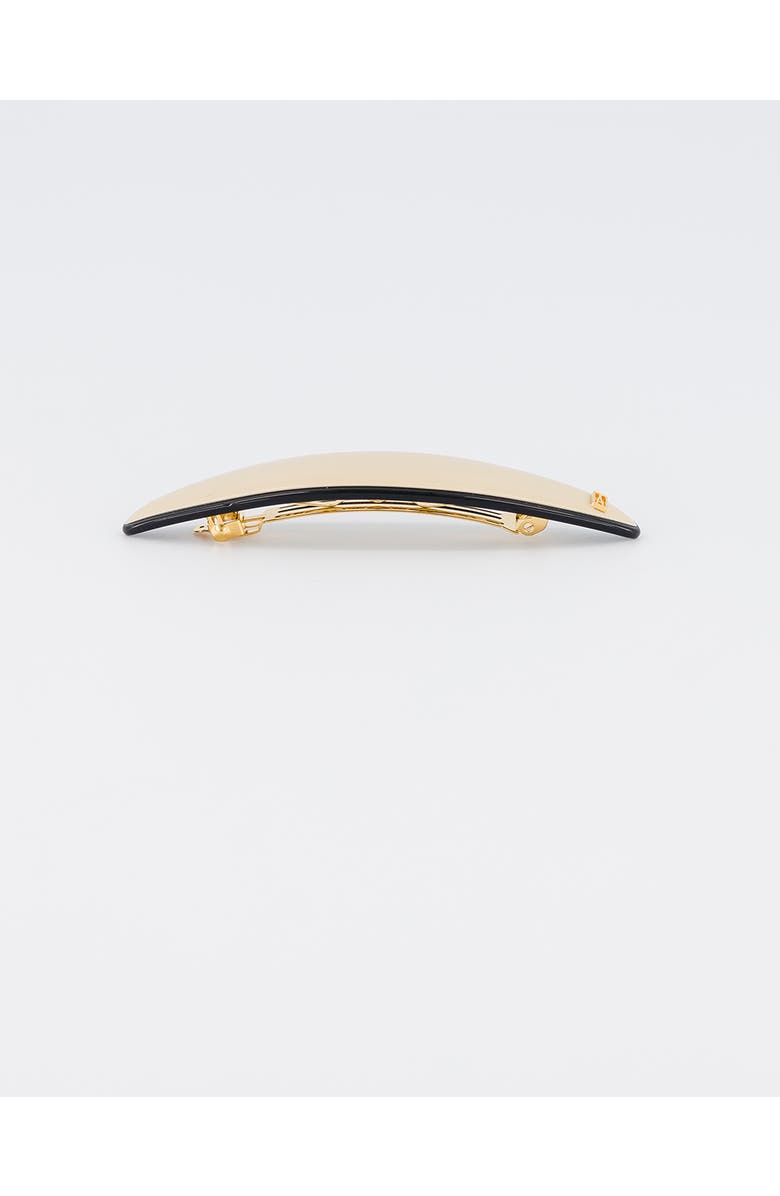 Alexandre de Paris Acetate Panama Barette, Alternate, color, Beige