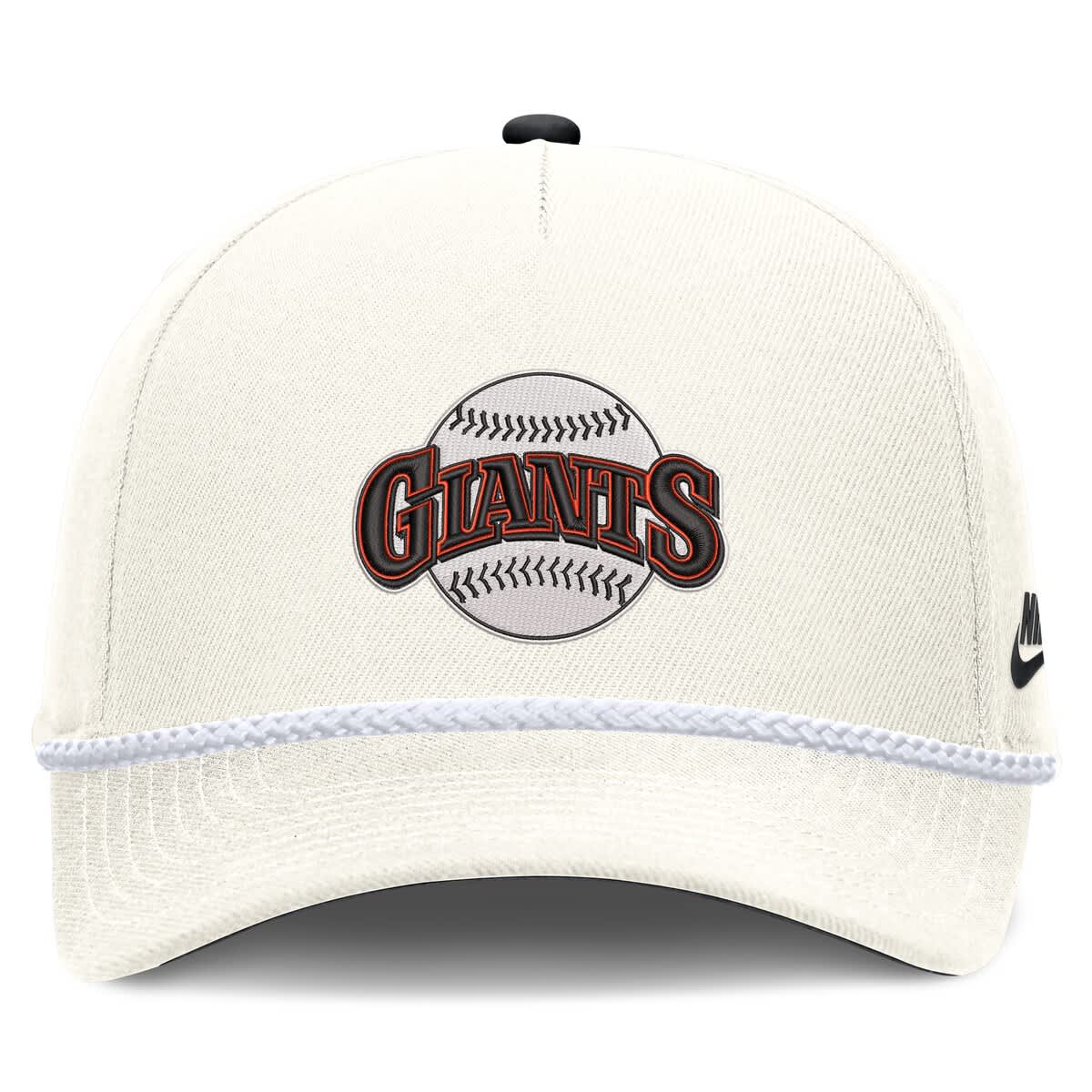 ジャイアンツ Men's Nike Cream San Francisco Giants Cooperstown Rise Adjustable