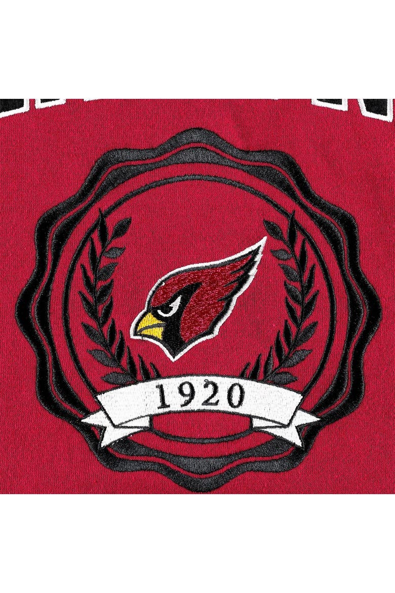 Women's Tommy Hilfiger Cardinal Arizona Cardinals Becca Drop Shoulder Pullover Hoodie, Alternate, color, Cardinal