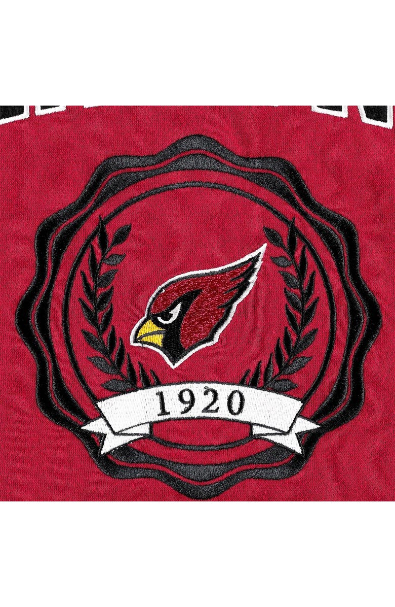 Tommy Hilfiger Women's Tommy Hilfiger Cardinal Arizona Cardinals Becca Drop Shoulder Pullover Hoodie, Alternate, color, Cardinal