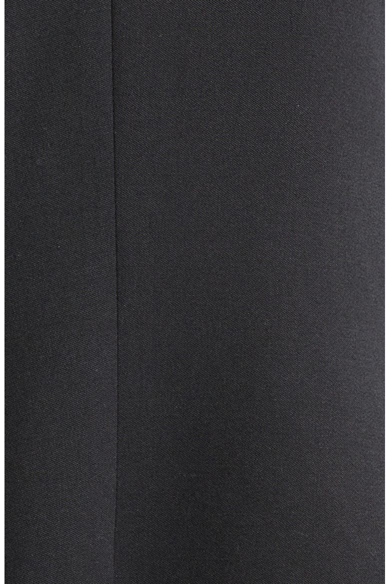Raw Edge Lapel Wool Sport Coat, Alternate, color, BLACK