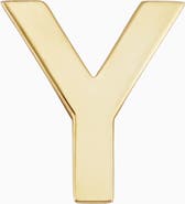 Oradina 14K Gold Initial Reaction Single Stud