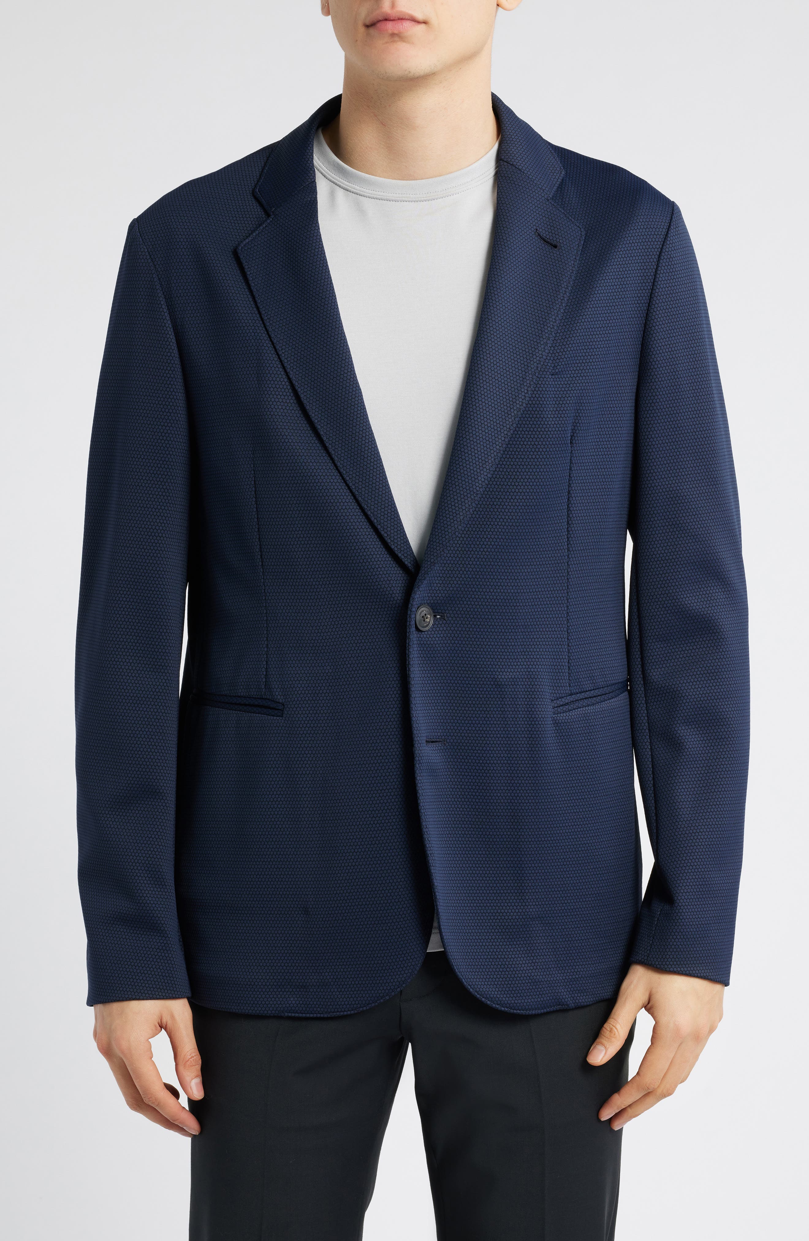 Emporio Armani Rice Stitch Sport Coat