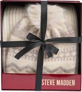 Steve Madden 2-Piece Beanie & Scarf Set