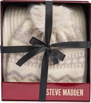 Steve Madden 2-Piece Beanie & Scarf Set