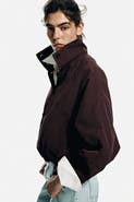 H&M Oversized bubble-hem jacket