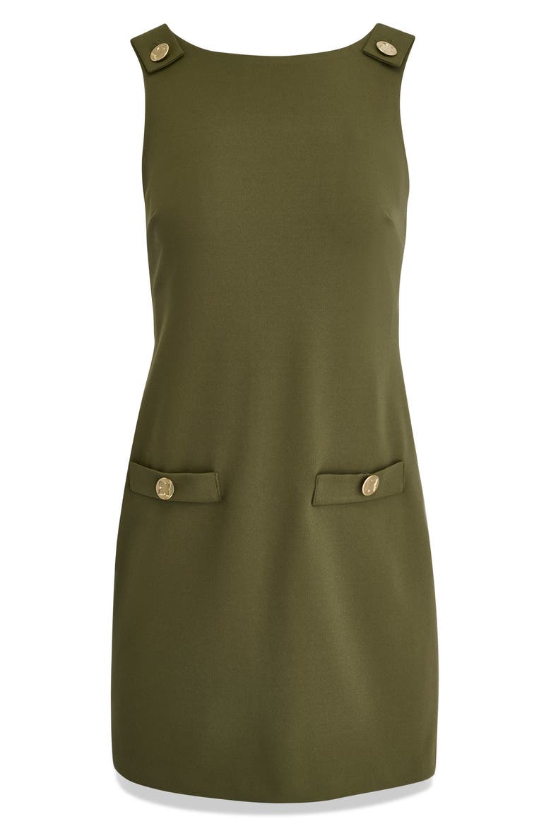 Shift Dress, Alternate, color, RUSTIC OLIVE
