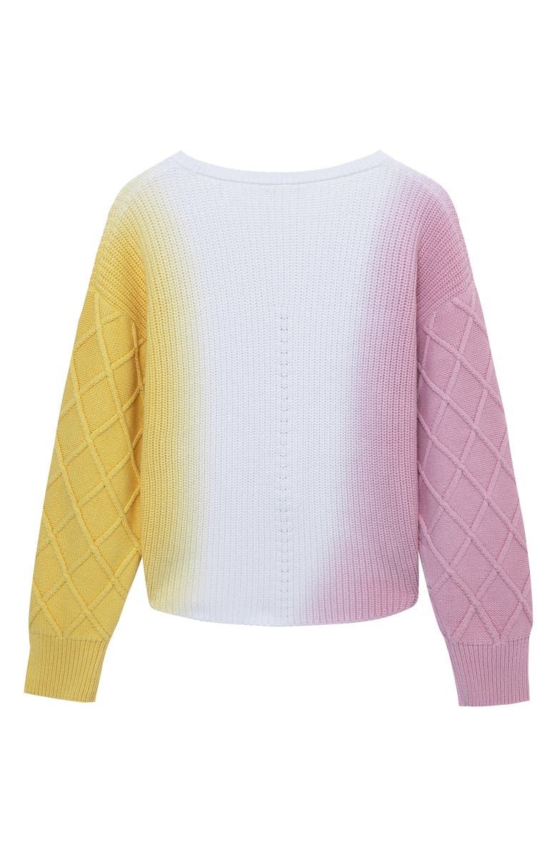 Truce Kids' Ombré Cotton Crewneck Sweater, Alternate, color, 