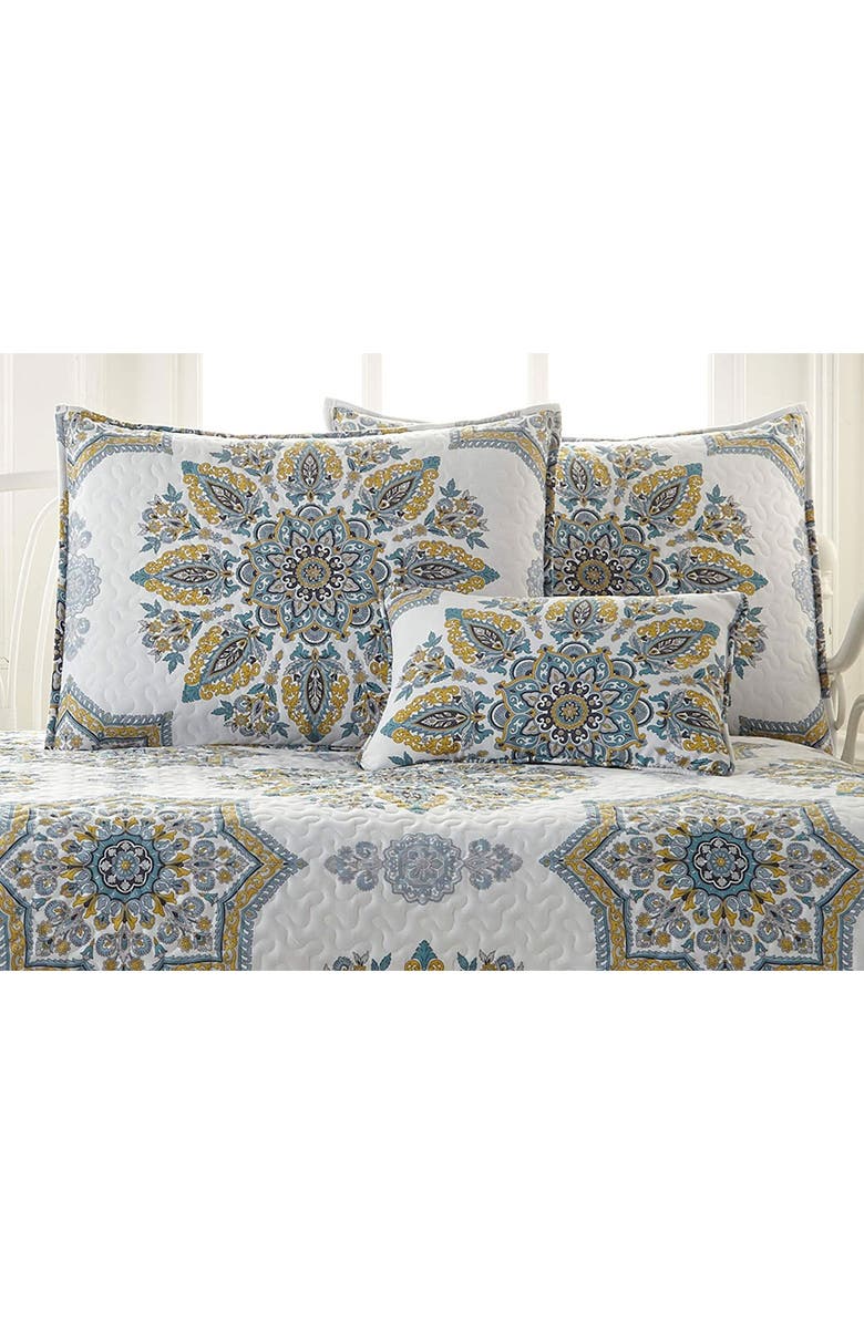 SOUTHSHORE FINE LINENS Modern Printed Duvet Cover Set, Alternate, color, Aqua