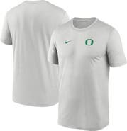 Nike Men's Nike Gray Oregon Ducks 2025 Sideline Small Logo Legend Performance T-Shirt