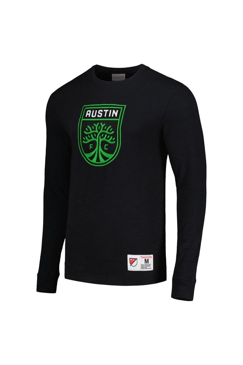 Men's Mitchell & Ness Black Austin FC Legendary Long Sleeve T-Shirt, Alternate, color, Black
