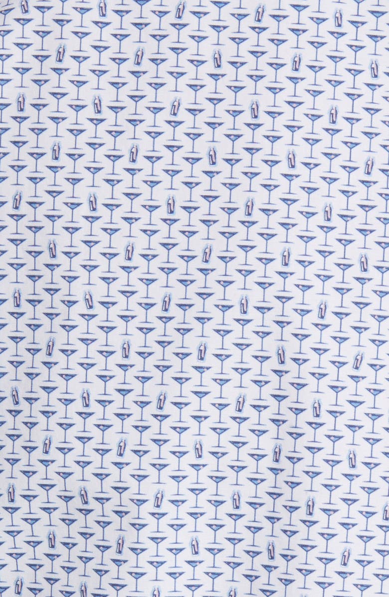 Peter Millar Shaken Stretch Cotton Button-Up Sport Shirt, Alternate, color, 